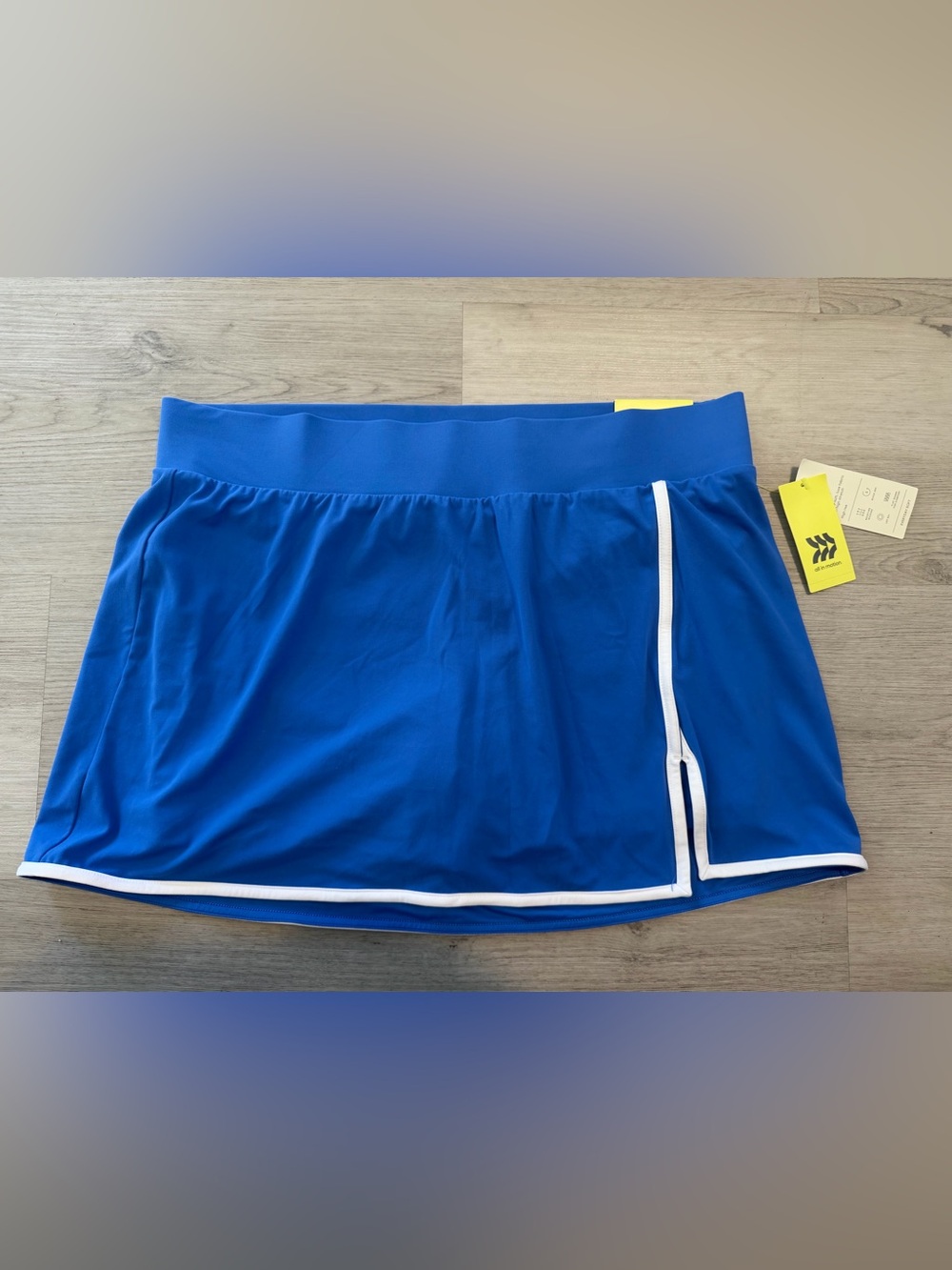 all in motion Royal Blue Athletic Skort with White Trim